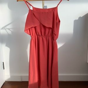 Very Moda Pink Ruffle Dress - XS